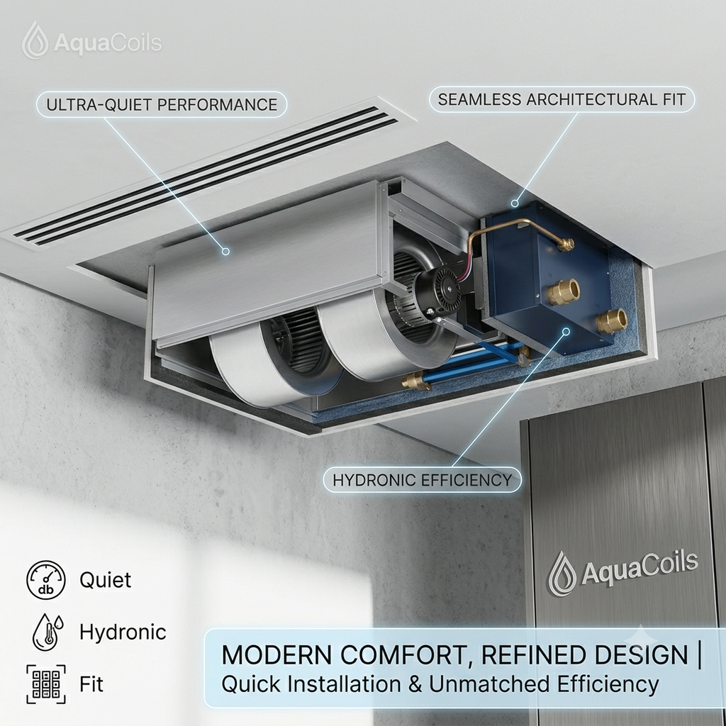 Aquacoils Concealed Fan Coil 18.000 BTU